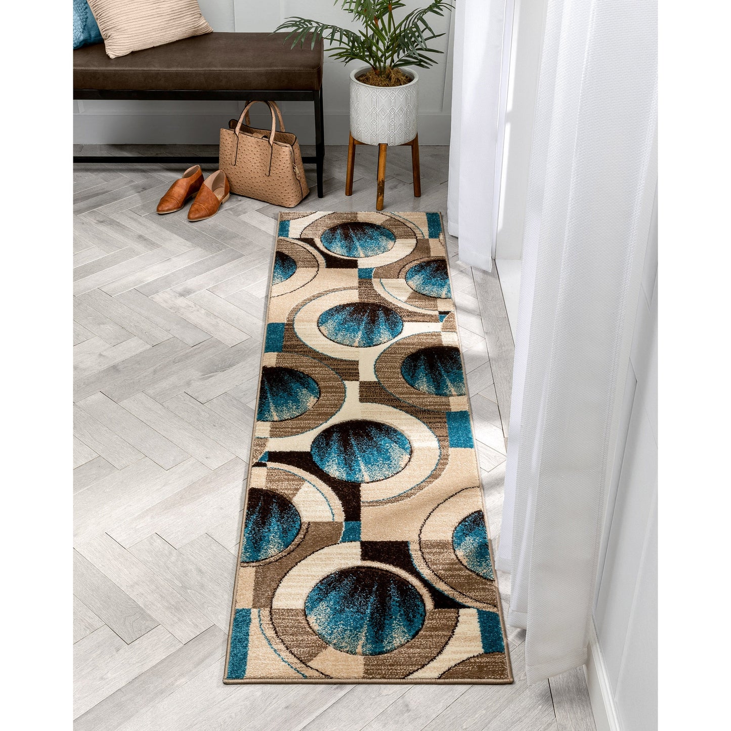 Yolo Blue Modern Rug 60106