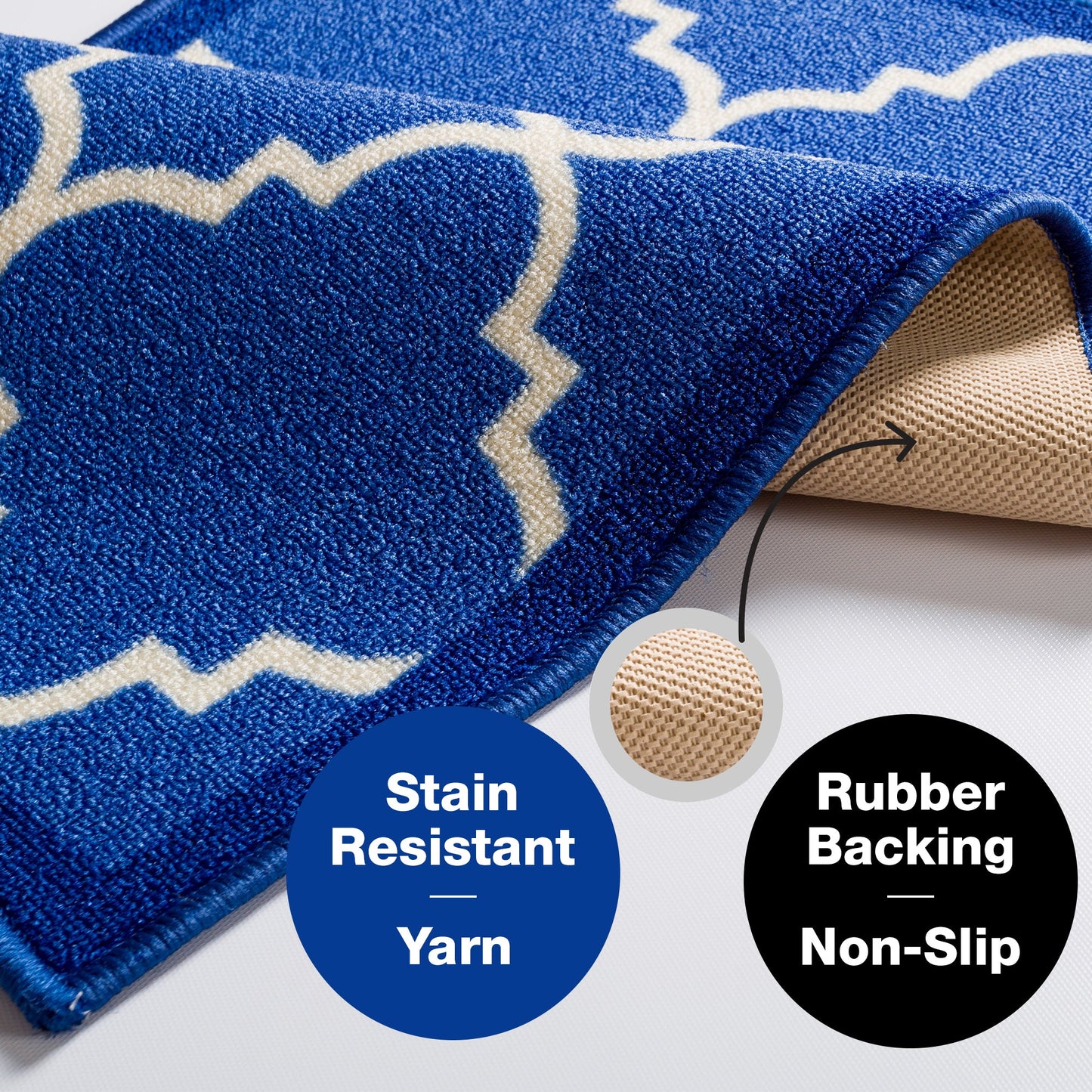 Kings Court Brooklyn Trellis Blue Roll 6516R