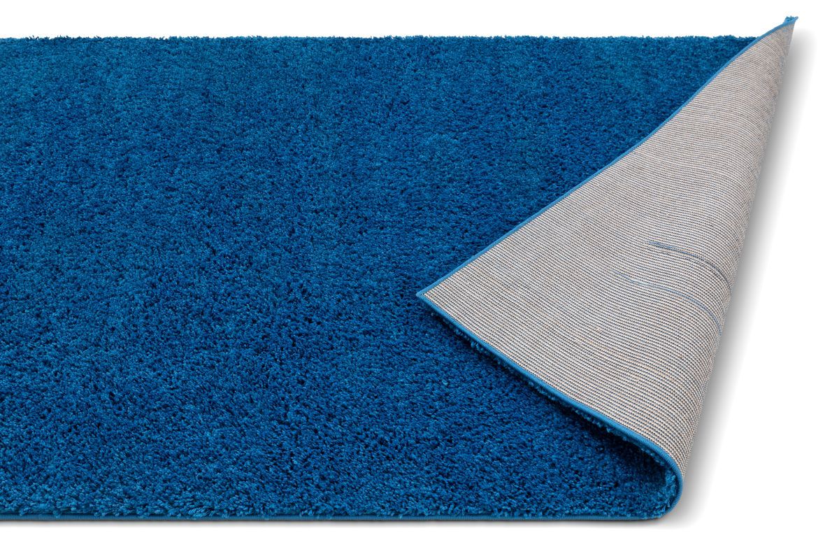 Plain Dark Blue Modern Solid Rug 7044