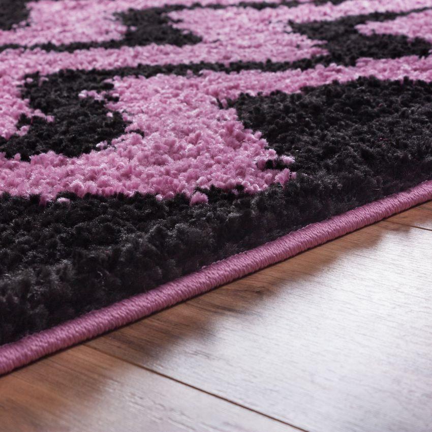 Passion Chevron Fuchsia Modern Rug 7057