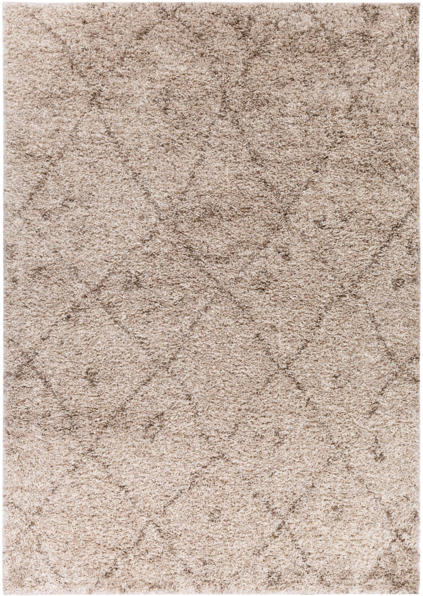 Moroccan Lattice Vanilla Contemporary Rug 7062