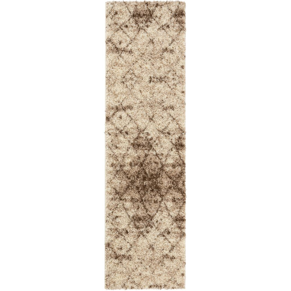 Moroccan Lattice Vanilla Contemporary Rug 7062