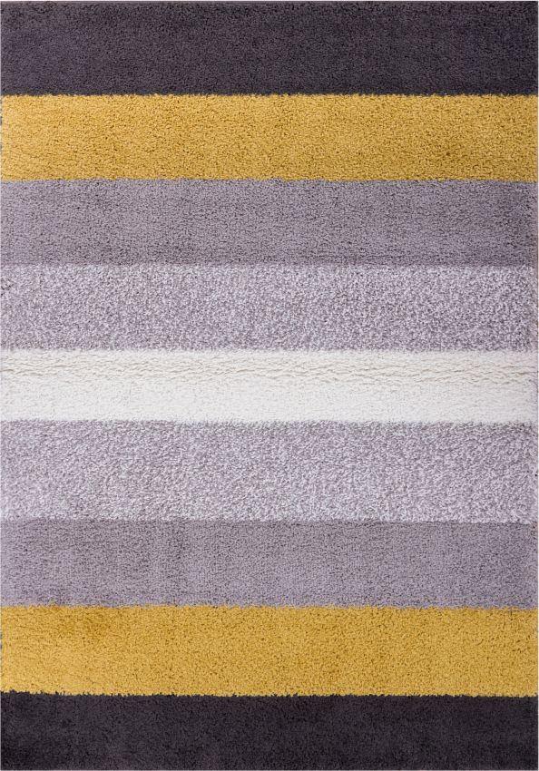 Bahama Mama Grey Gold Modern Rug 7086