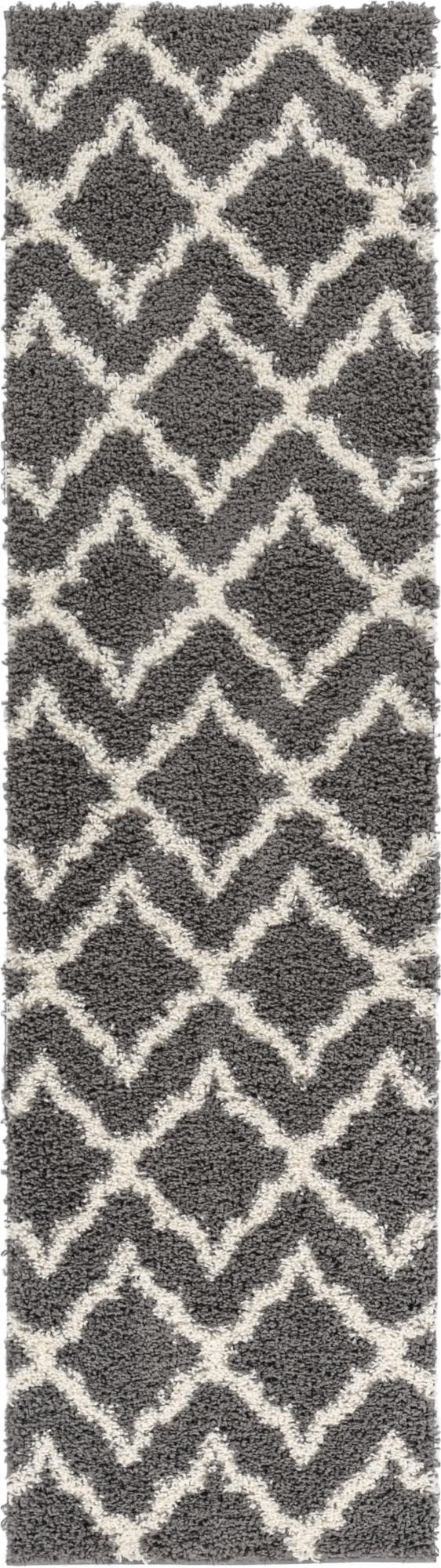 Linx Geometric Grey Modern Rug 7106