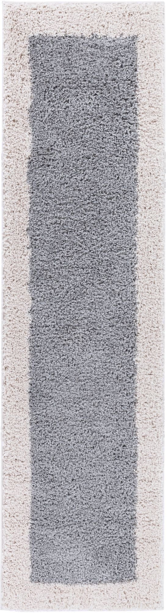 Cozumel Grey Modern Border Rug 7127