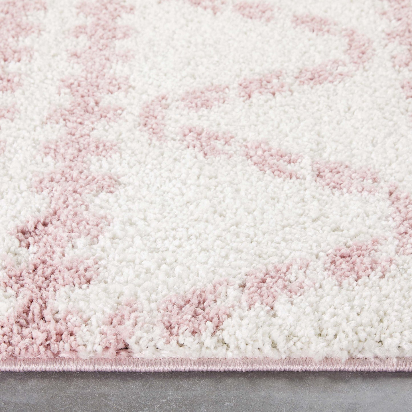 Cossima Tribal Moroccan Pink Shag Rug 7770