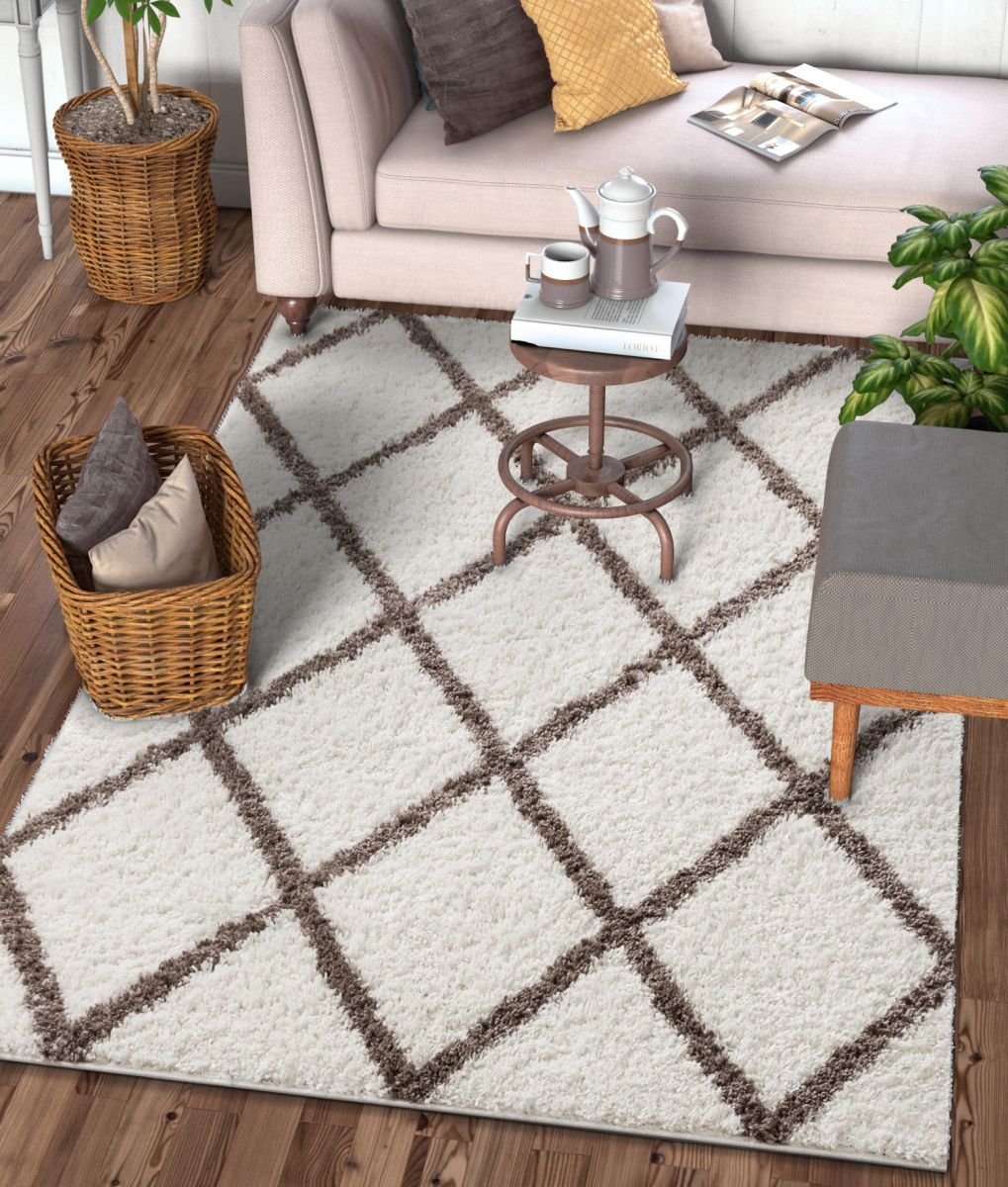 Cole Ivory Modern Rug 7882