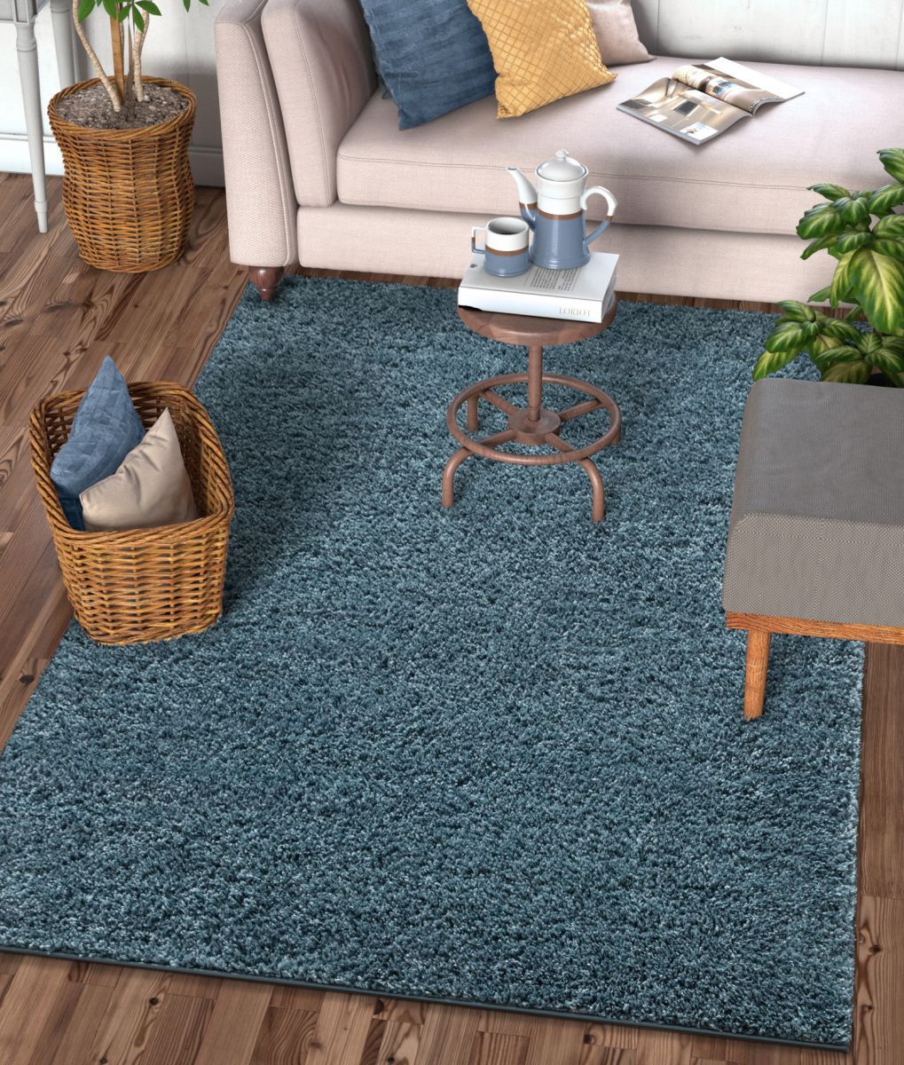 Piper Light blue Modern Rug 7916