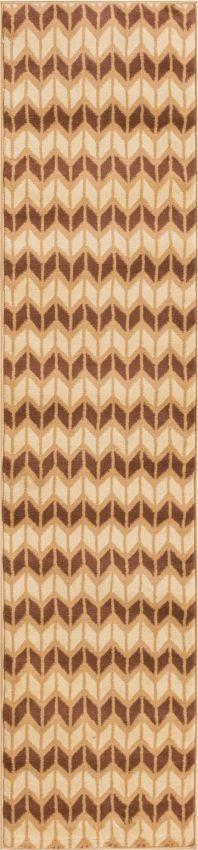 Bourban Chevron Gold Modern Rug 8521