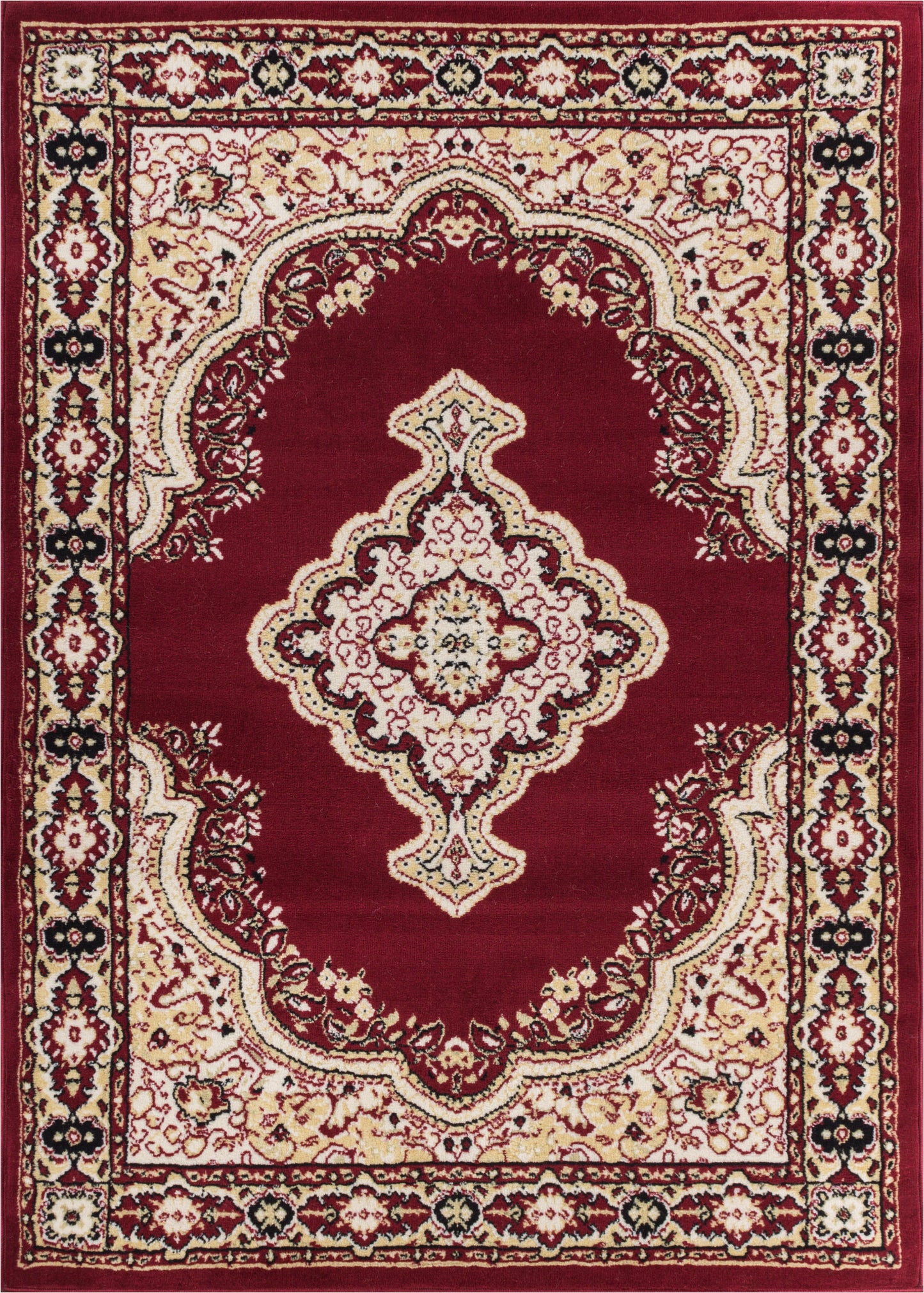 Tehran Traditional Red Traditional Rug 8570