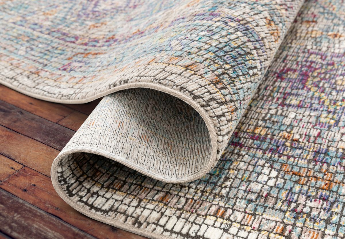 Fiona Multi Vintage Panel Persian Mosaic Rug AE-11