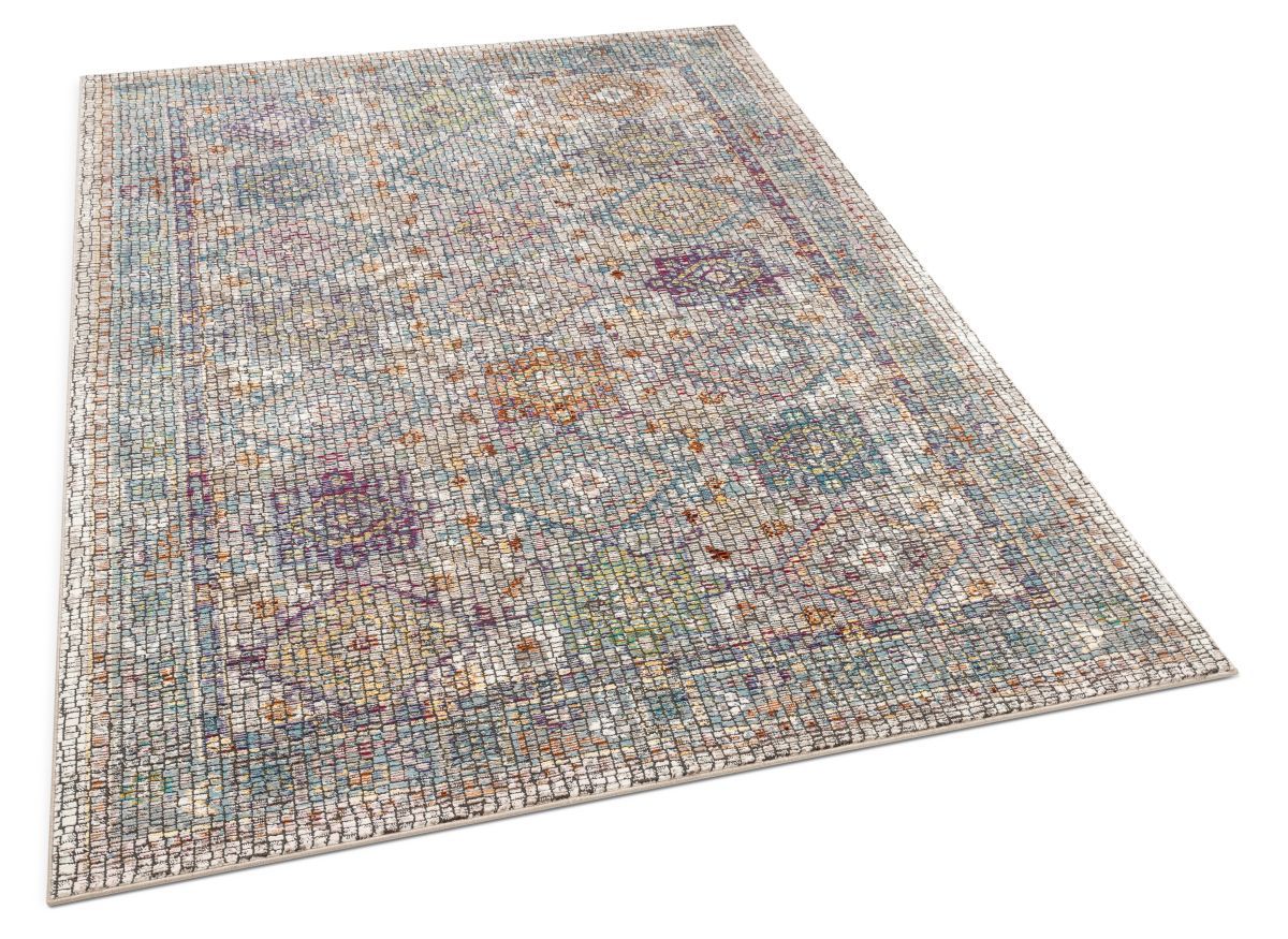 Fiona Multi Vintage Panel Persian Mosaic Rug AE-11