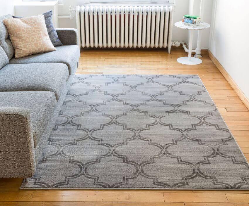 Jaclyn Grey Modern Moroccan Lattice Rug AM-28