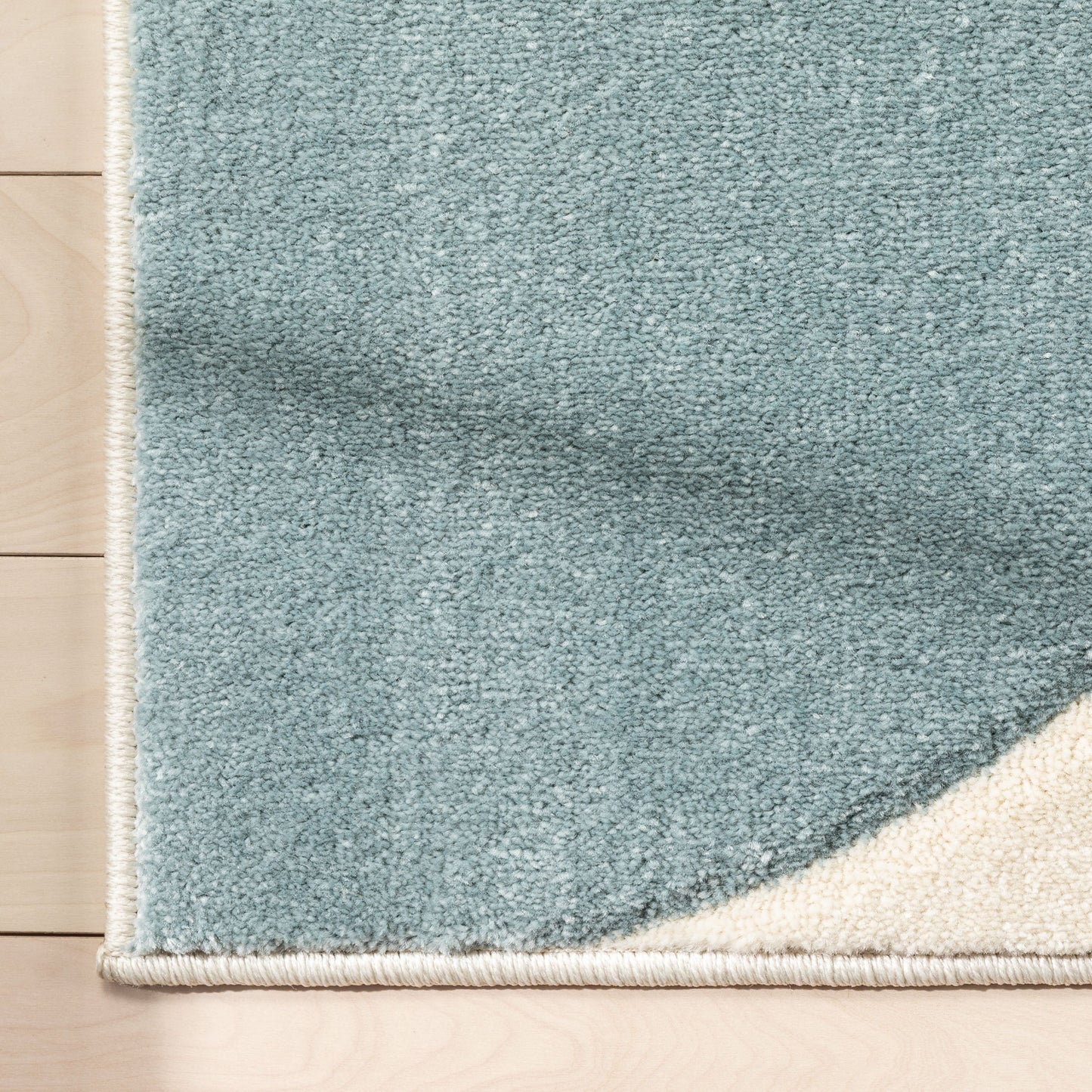 Landon Modern Geometric Blue 3D Hand-Carved Rug AST-46