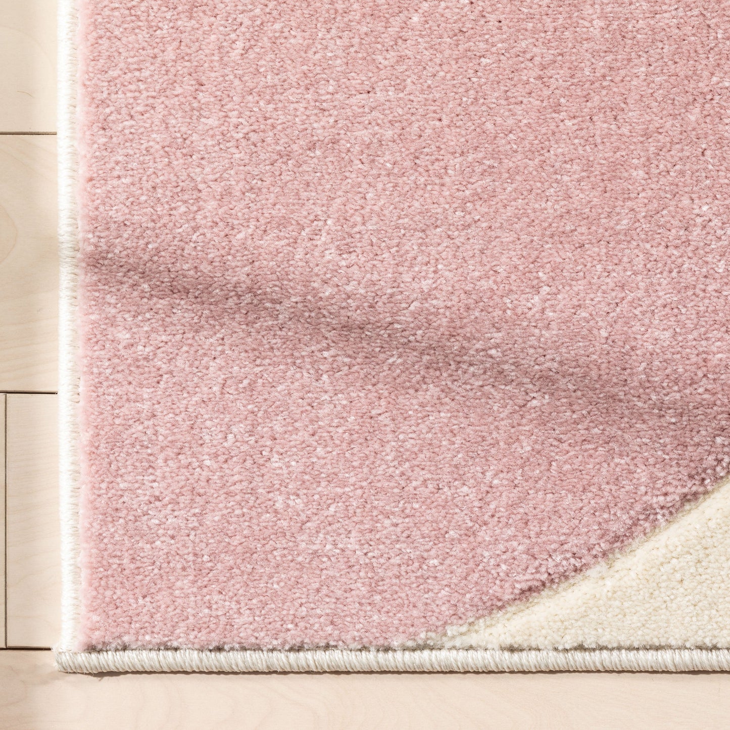 Landon Modern Geometric Light Pink 3D Hand-Carved Rug AST-49