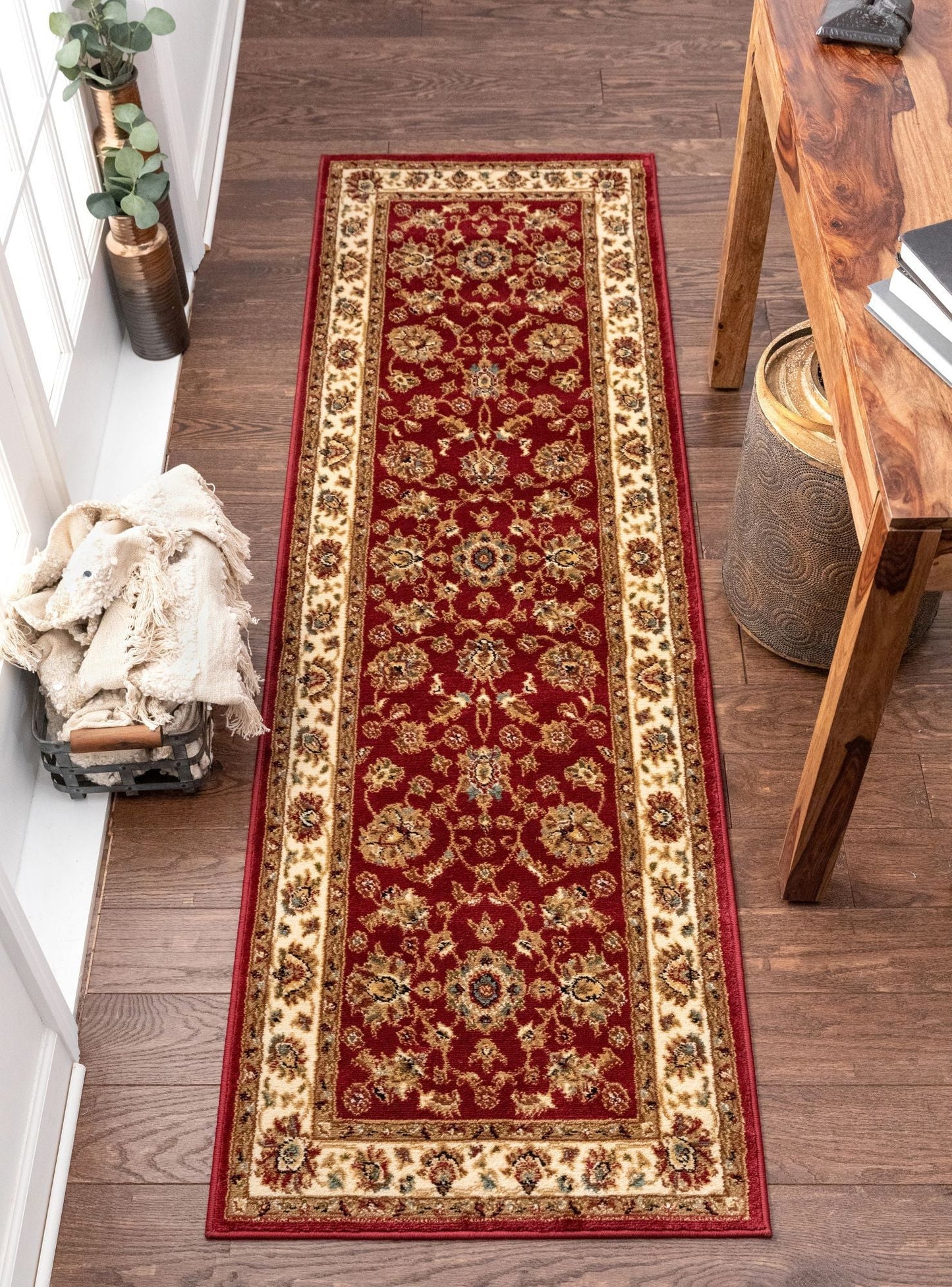 Lea Traditional Oriental Red Rug AU-100