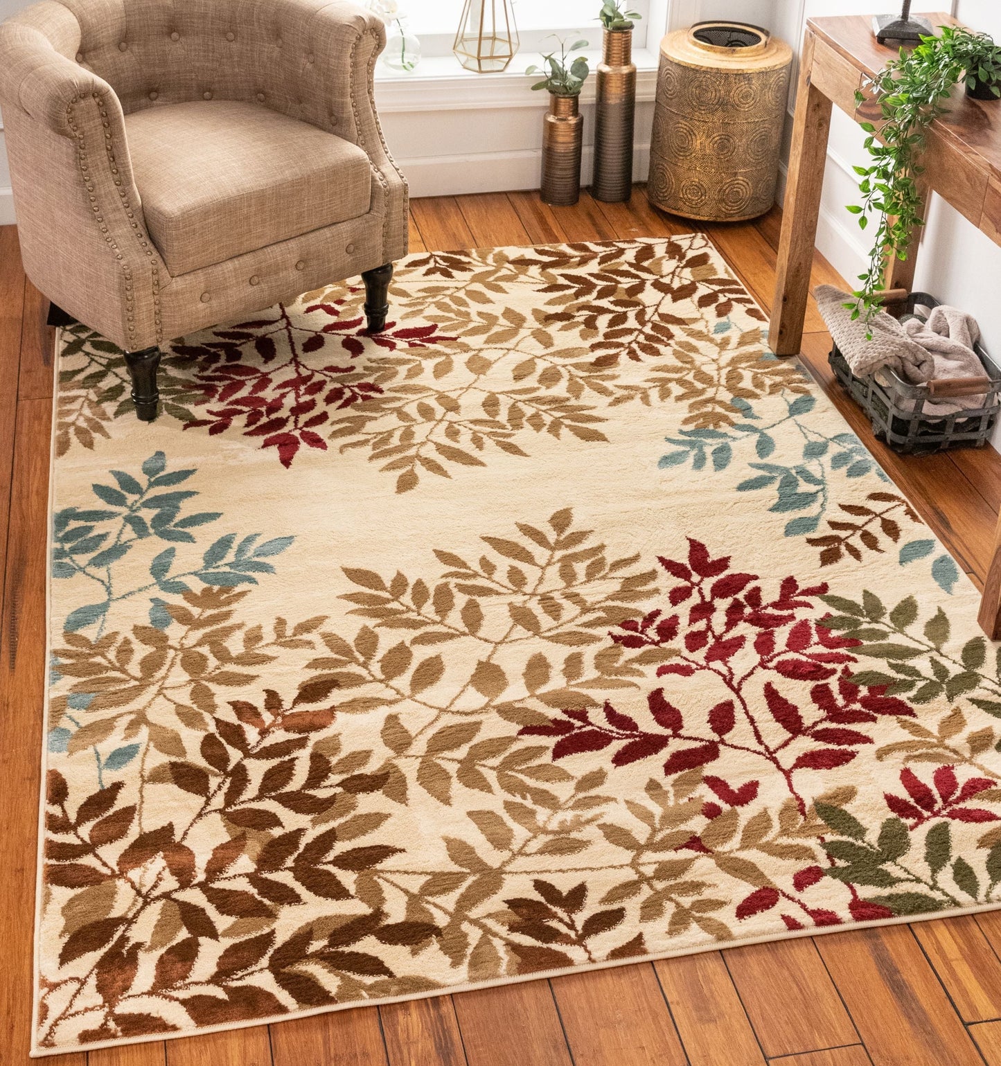 Monet Ivory Modern Rug AU-142