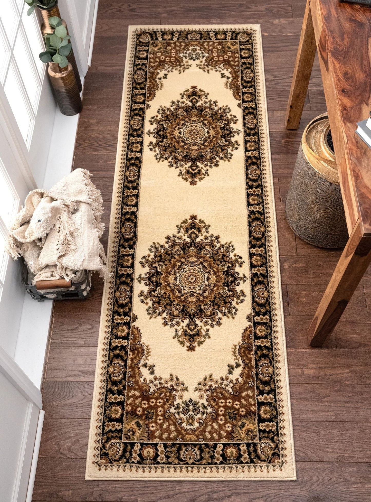 Mahal Ivory Traditional Rug AU-92