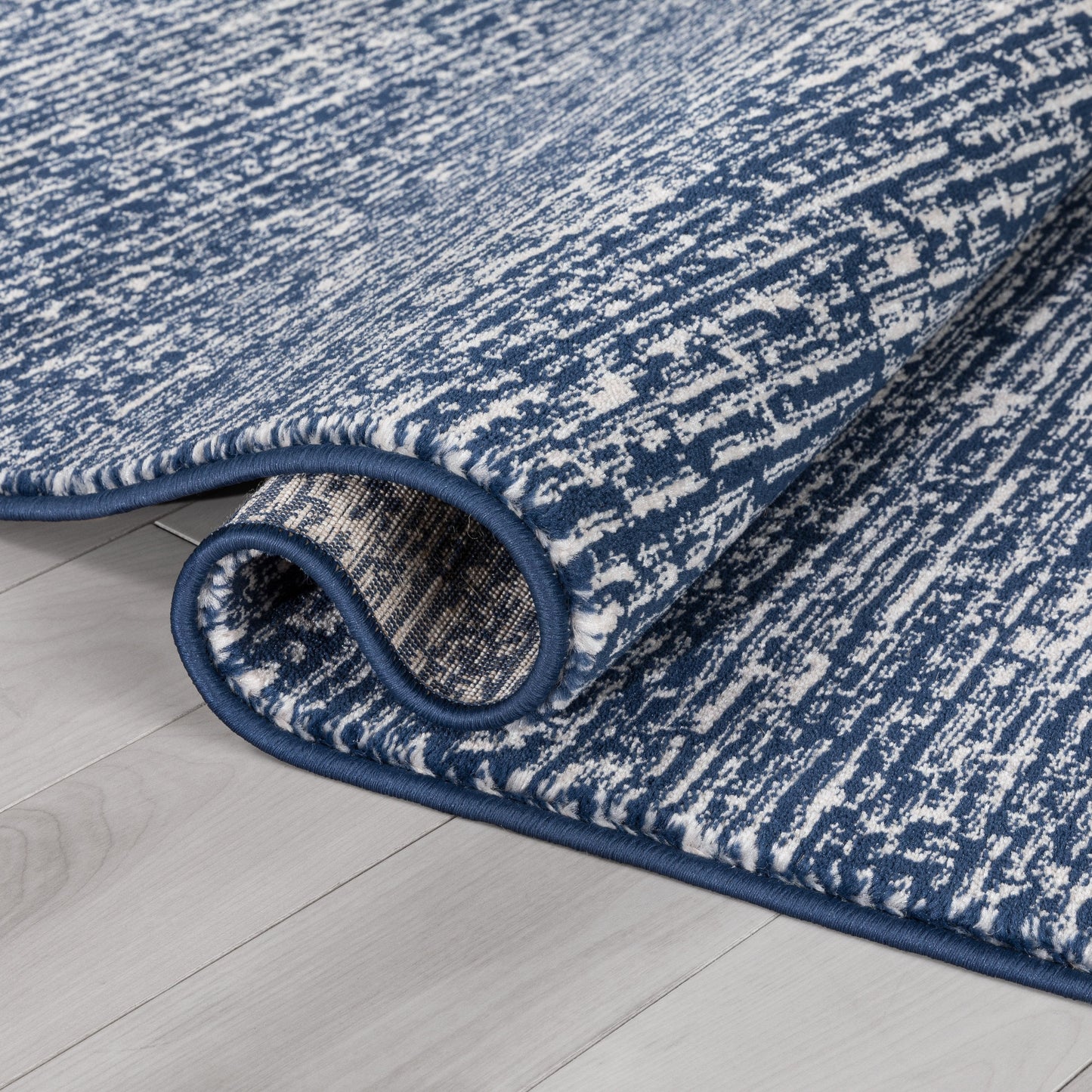 Owen Striation Modern Blue Soft Rug BAL-34