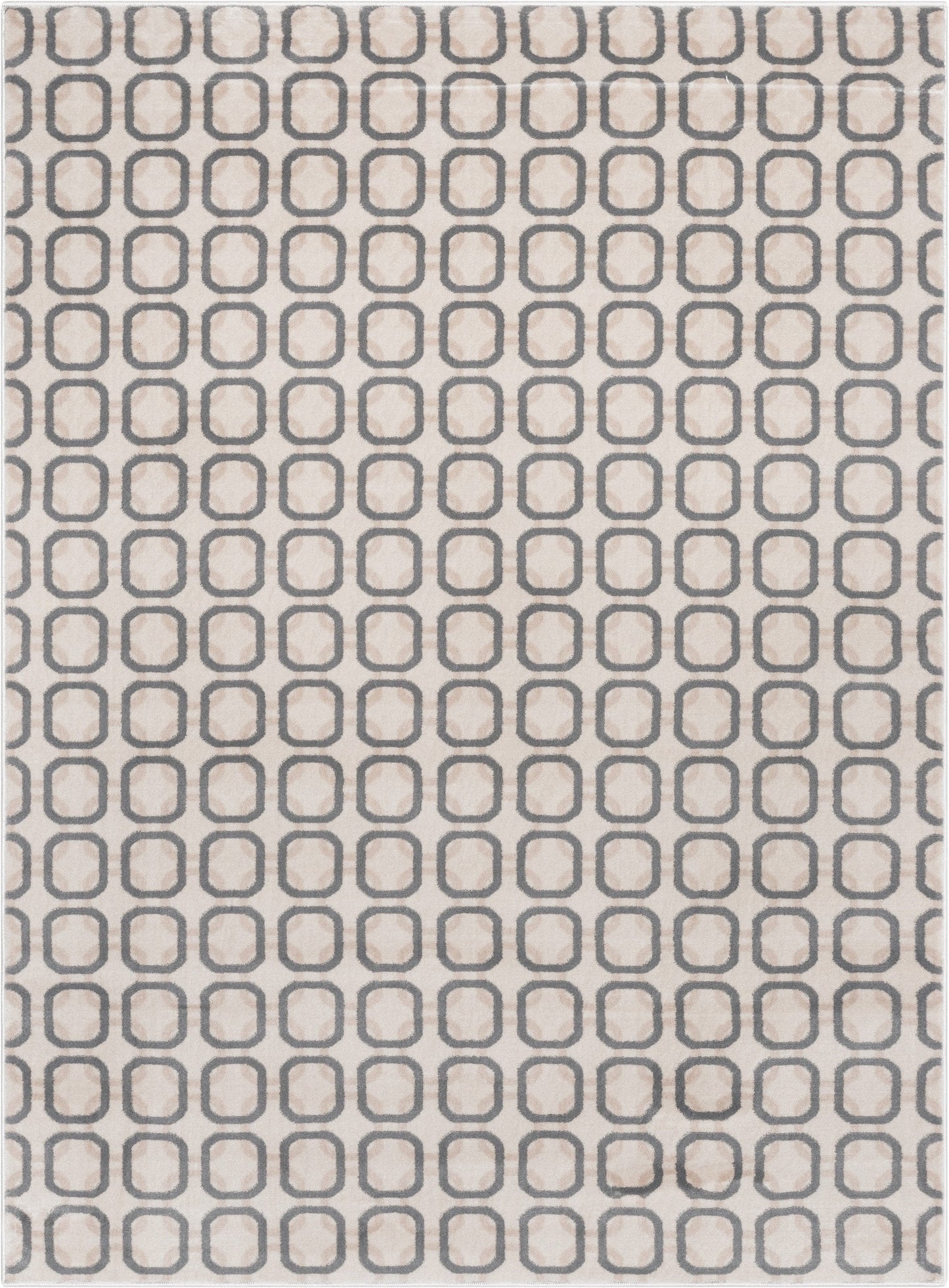 Carter Modern Geometric Grey Soft Rug BAL-77
