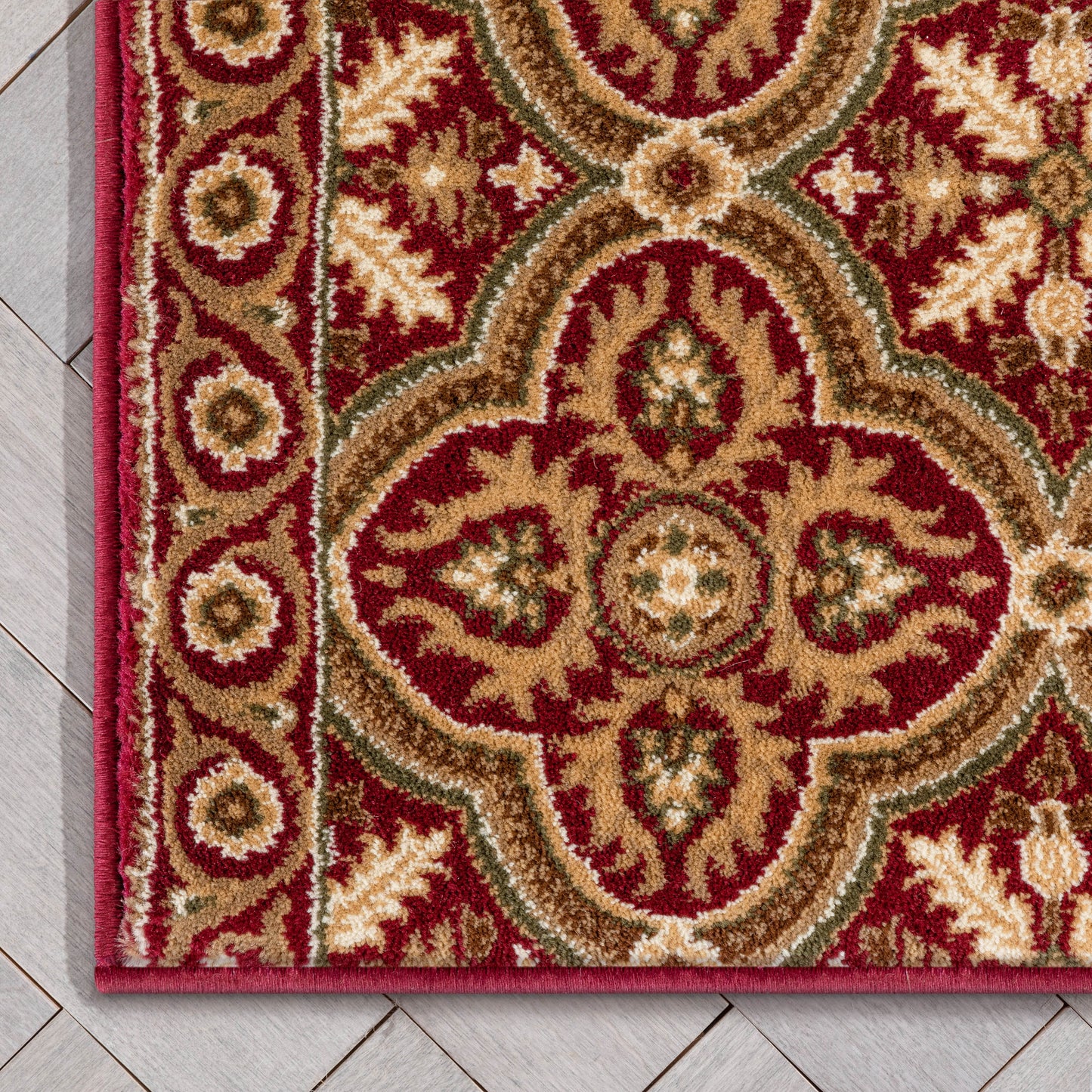Baldwin Silas Red Beige Roll BAL-80-R