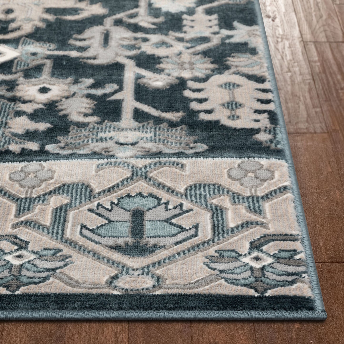 Arial Vintage Oriental Persian Blue Rug BLS-94