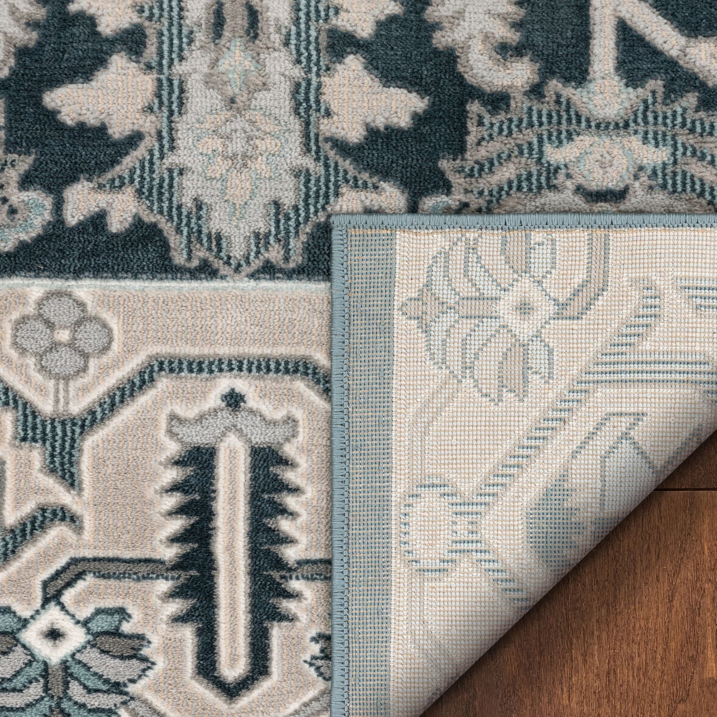 Arial Vintage Oriental Persian Blue Rug BLS-94