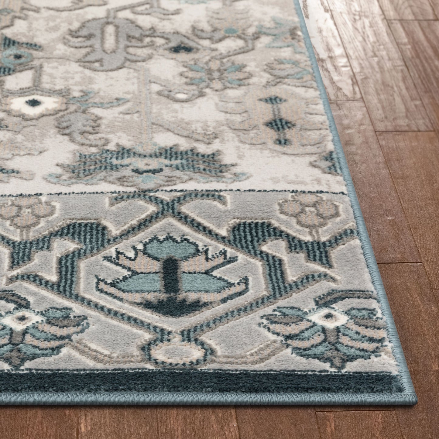 Arial Vintage Oriental Persian Grey Rug BLS-97
