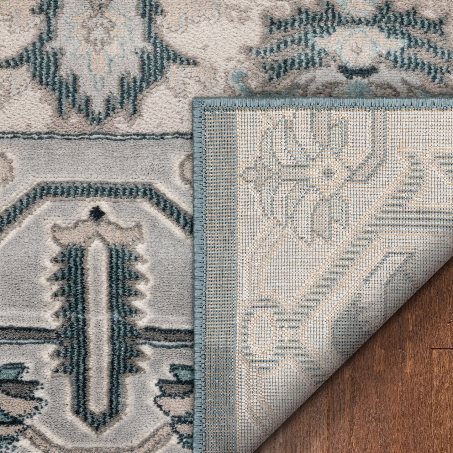 Arial Vintage Oriental Persian Grey Rug BLS-97