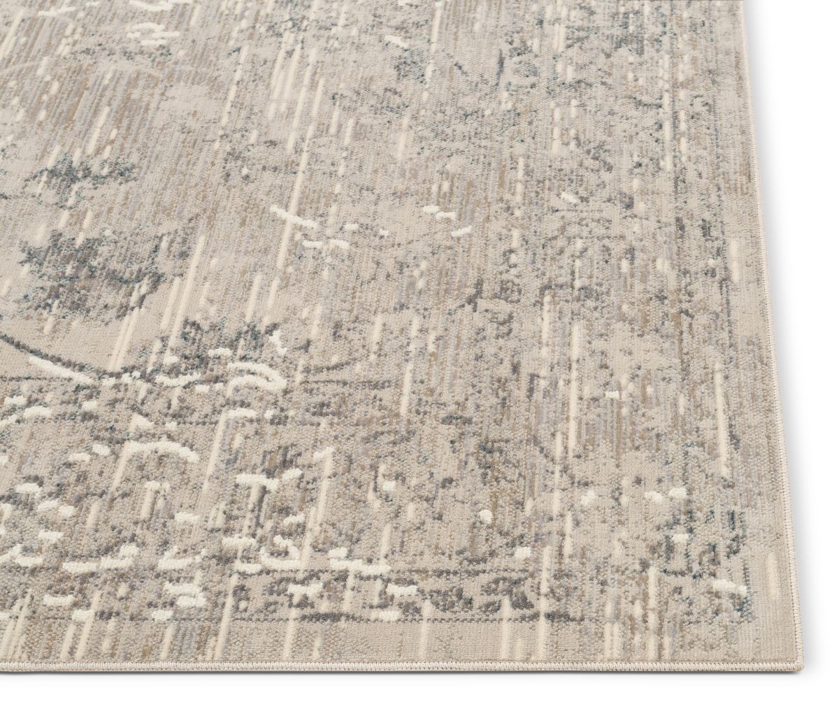 Emily Beige Vintage Distressed Oriental Rug CA-32