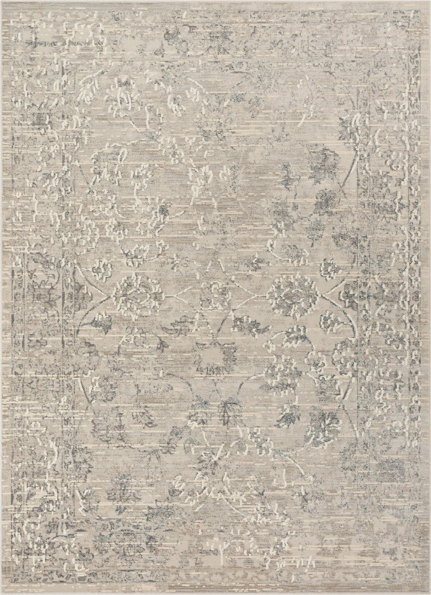 Emily Beige Vintage Distressed Oriental Rug CA-32