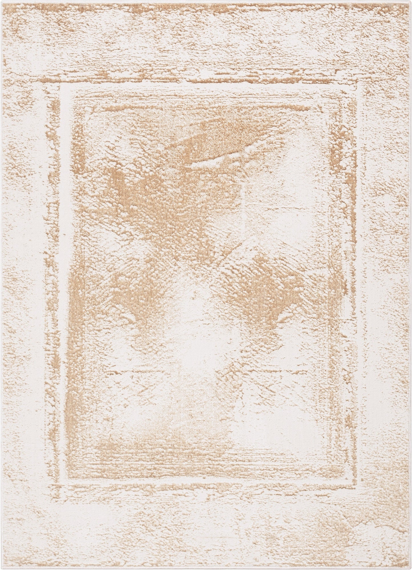 Zaynab Vintage Abstract Border Ivory Glam Rug CAI-102