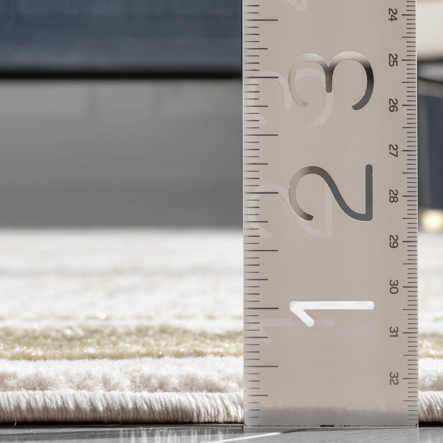 Filippa Vintage Border Pattern Yellow Glam Rug CAI-21