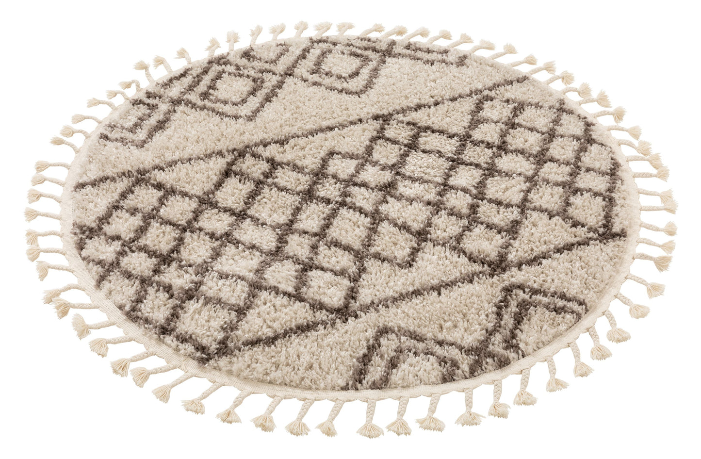 Radley Natural Modern Tribal Moroccan Shag Rug CB-22