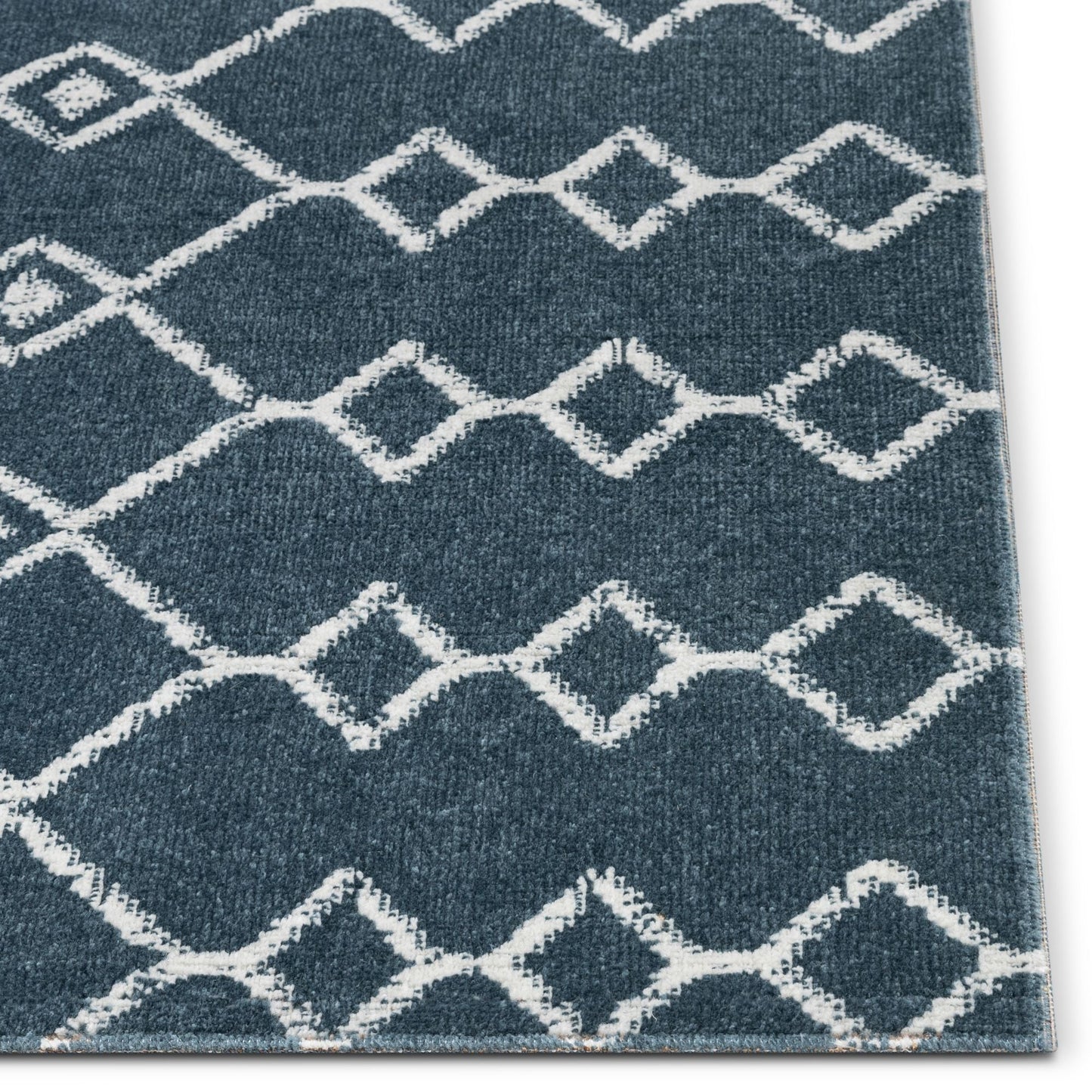 Tiller Moroccan Tribal Blue Rug CD-34