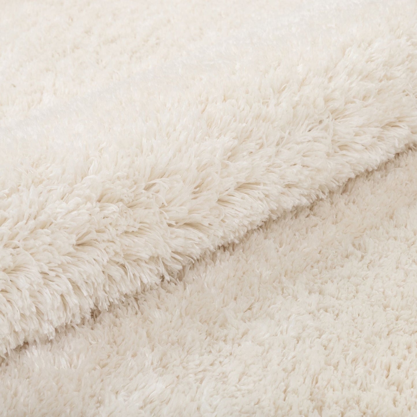 Olympic White Modern Shag Rug CE-02