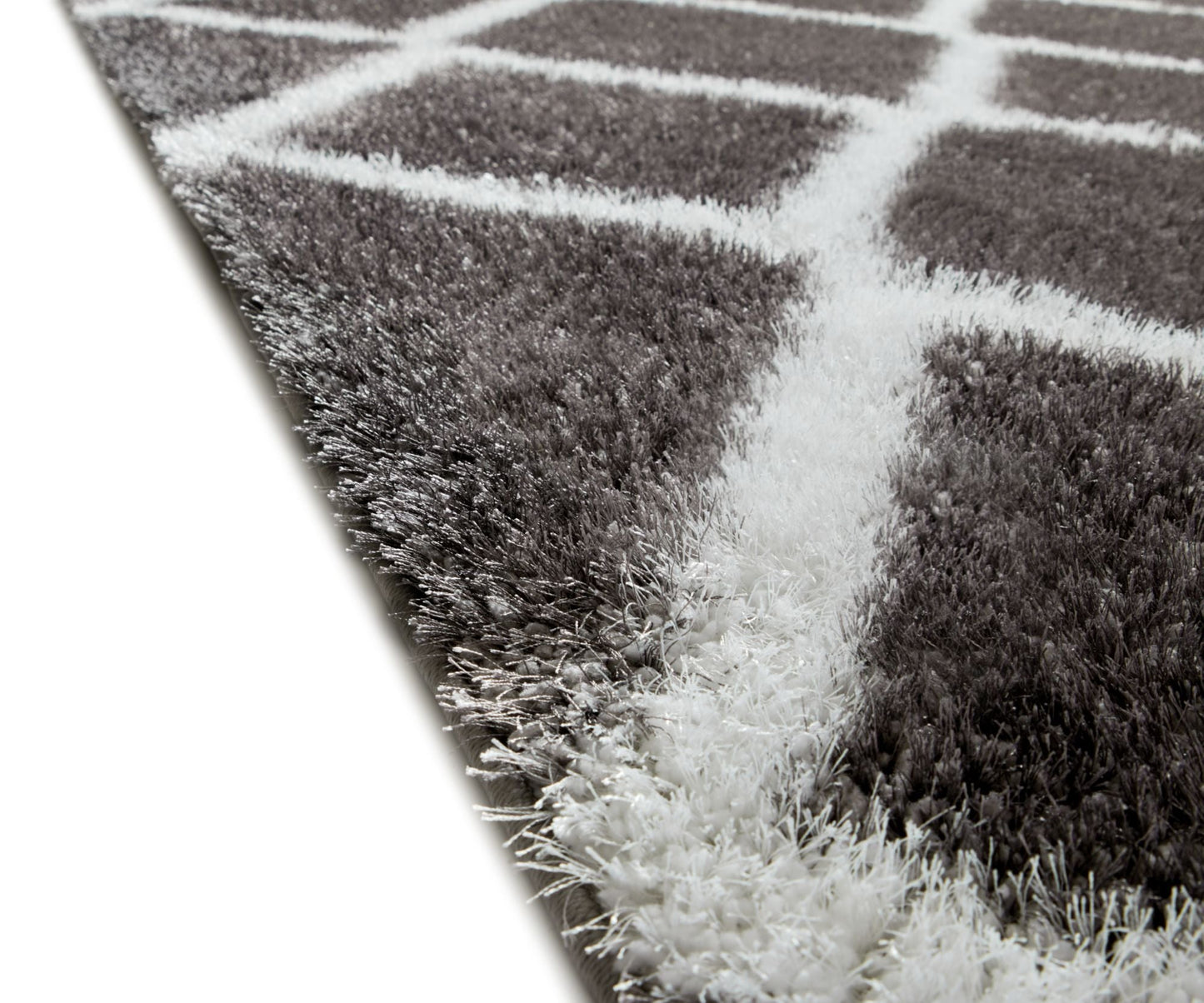 Miraculous Grey Modern Shag Rug CO-17