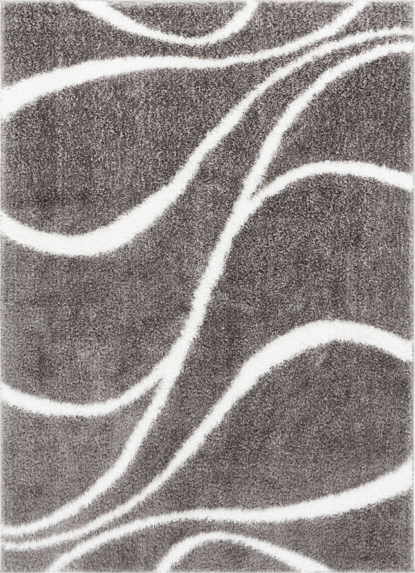 Appreciation Grey Modern Shag Rug CO-37