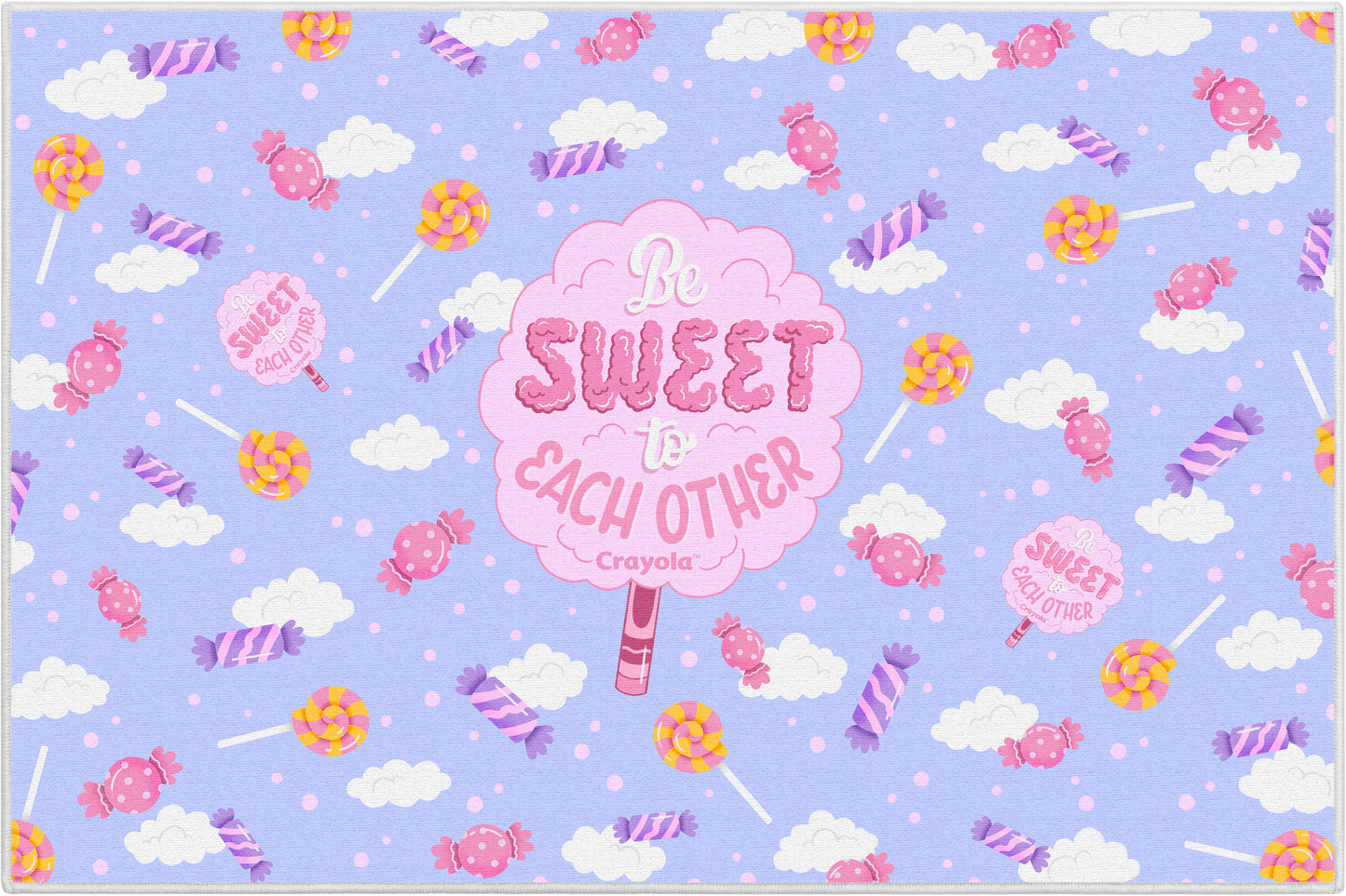 Crayola Be Sweet Lilac Rug CRA-04A
