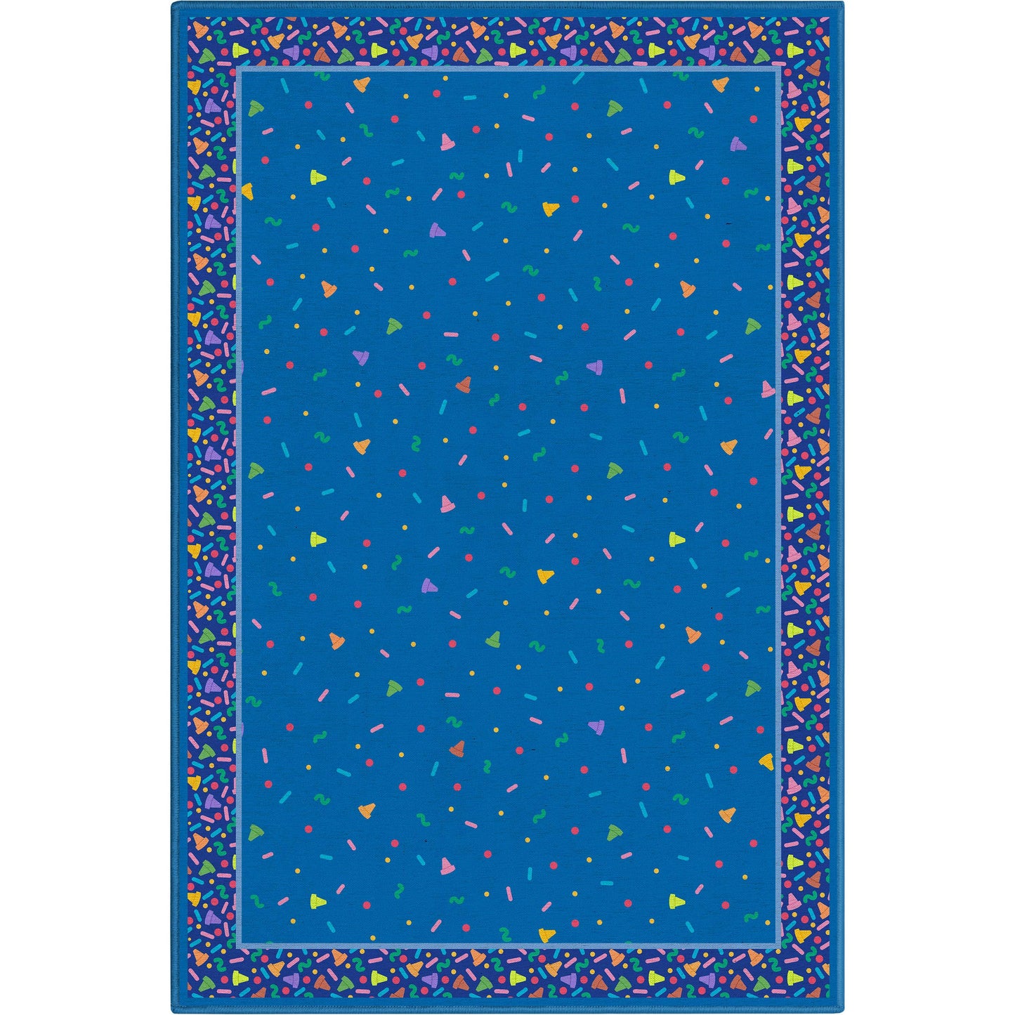 Crayola Confetti Blue Rug CRA-06A