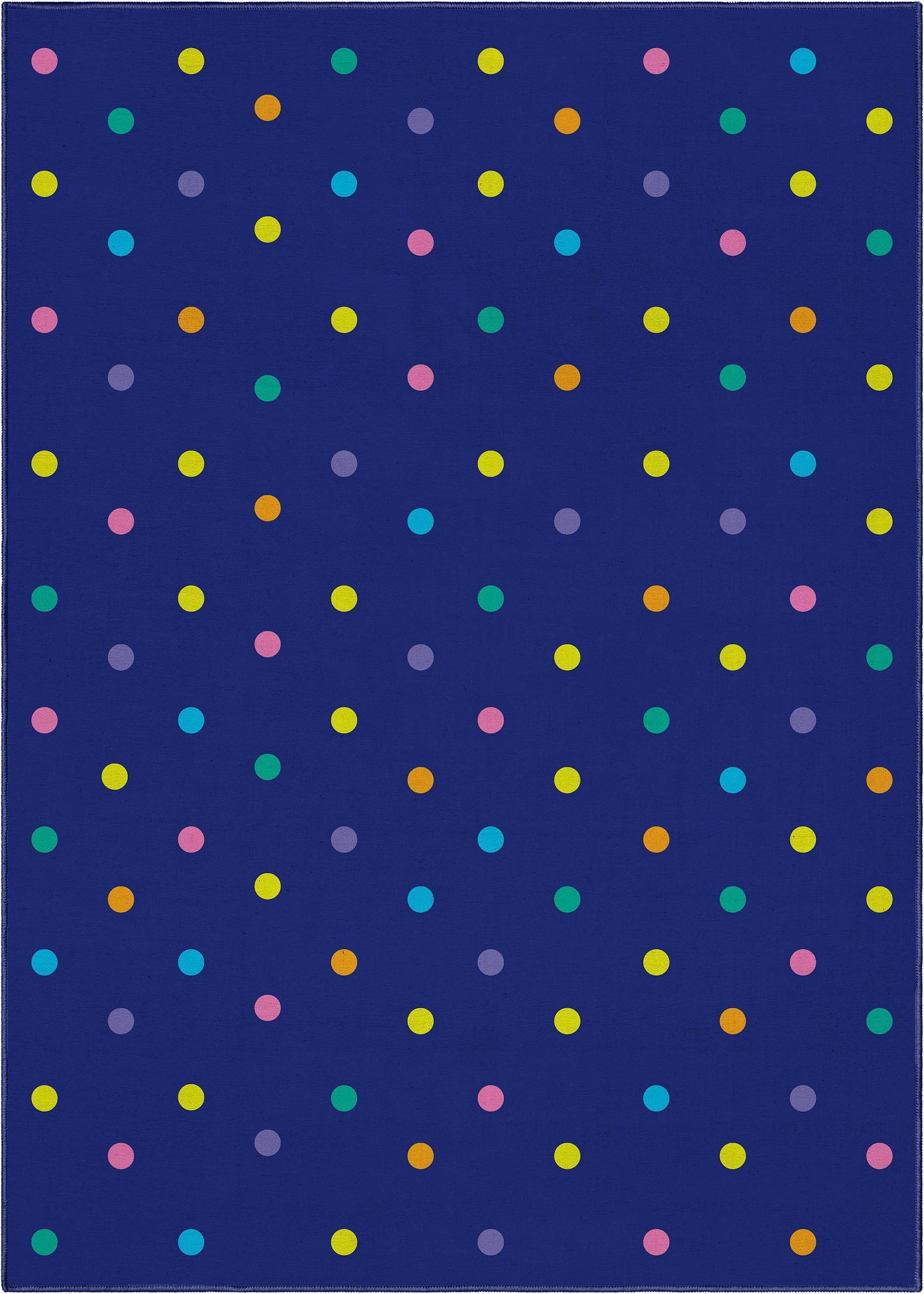 Crayola Polka Dot Blue Rug CRA-11A