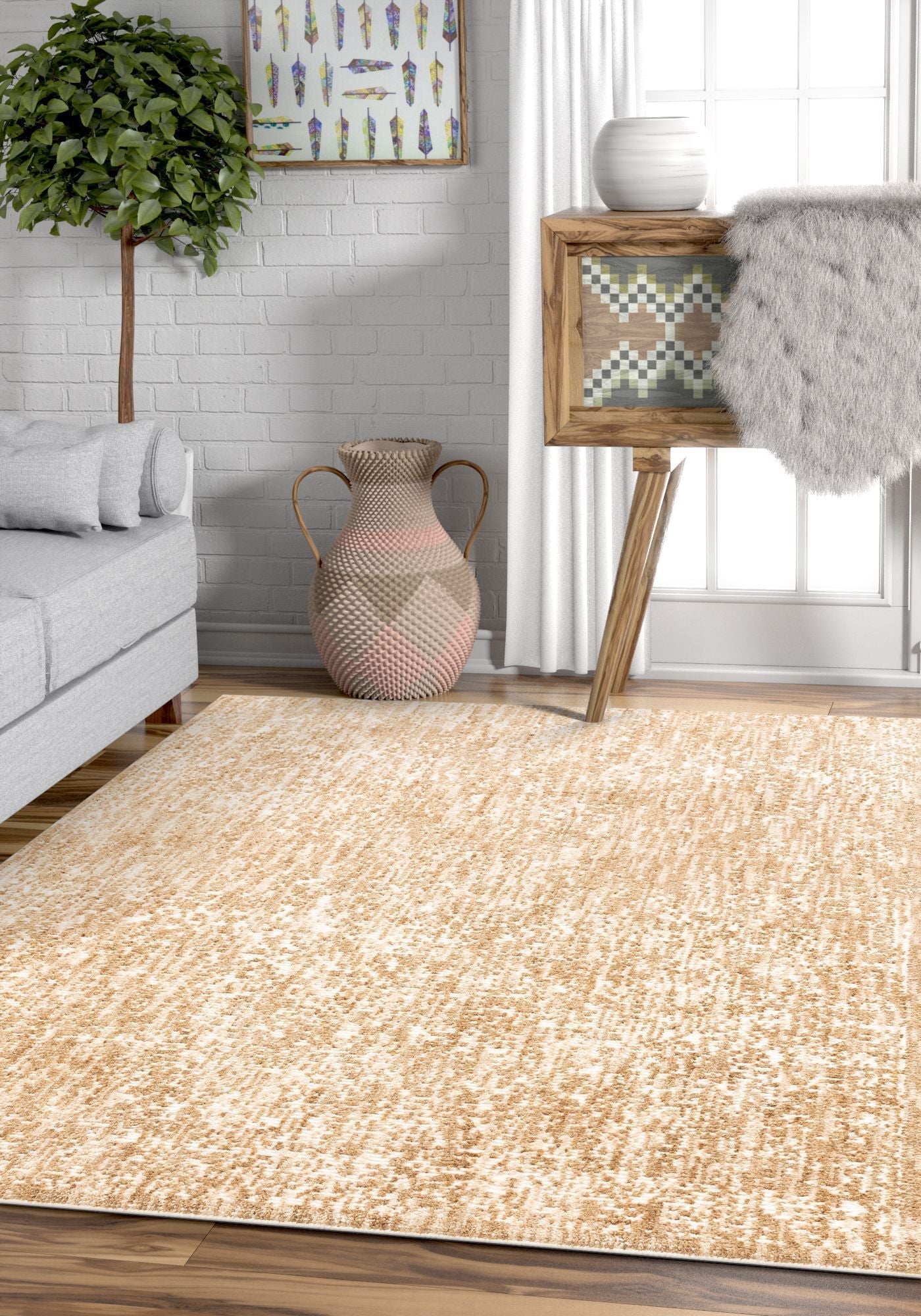 Origins Natural Modern Vintage Oriental Rug DE-02