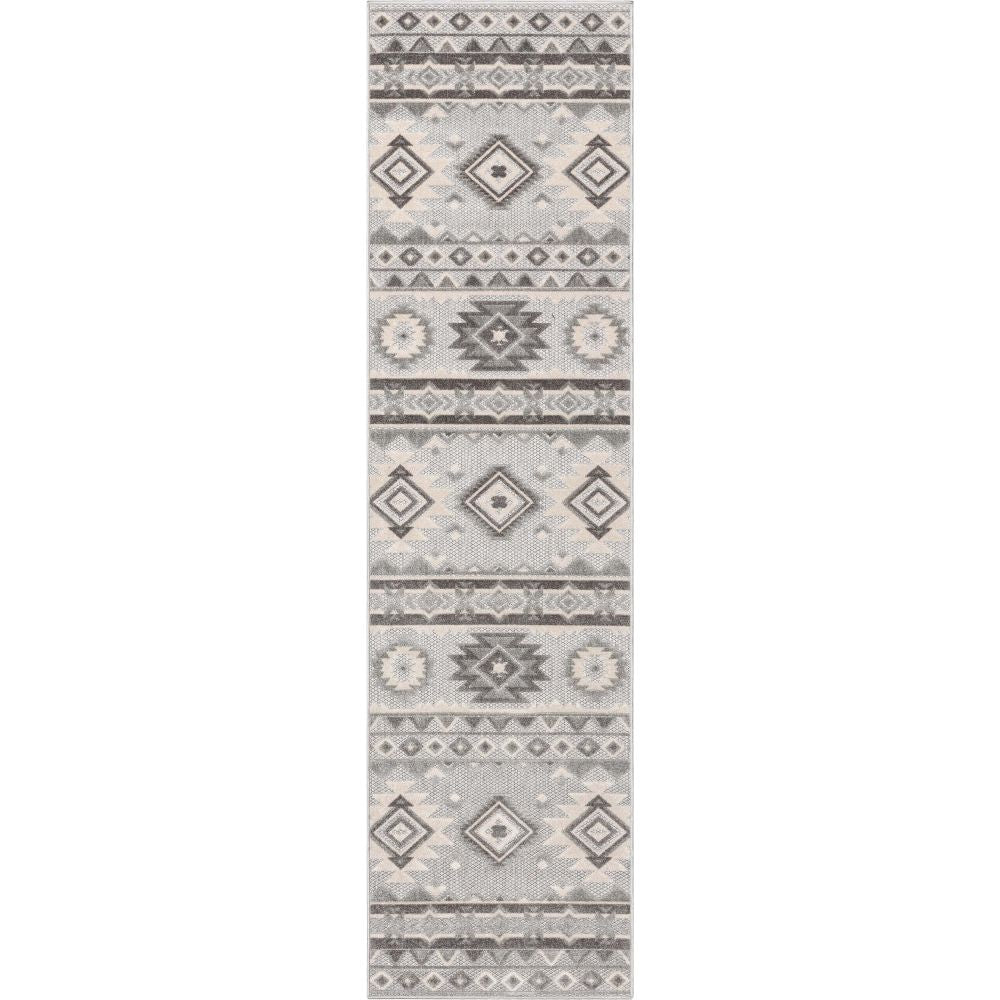 Mamba Grey Modern Indoor Outdoor Rug DO-58