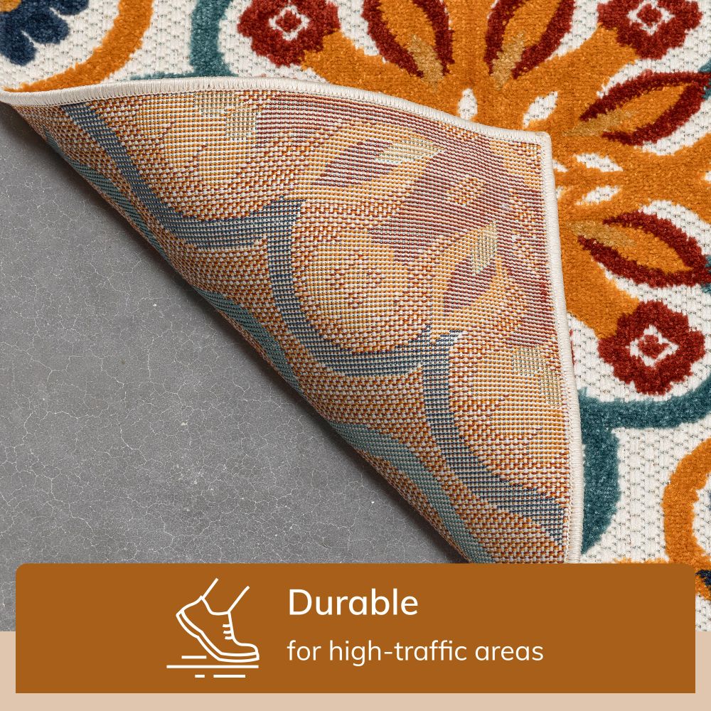 Devotion Beige Modern Indoor Outdoor Rug DO-72