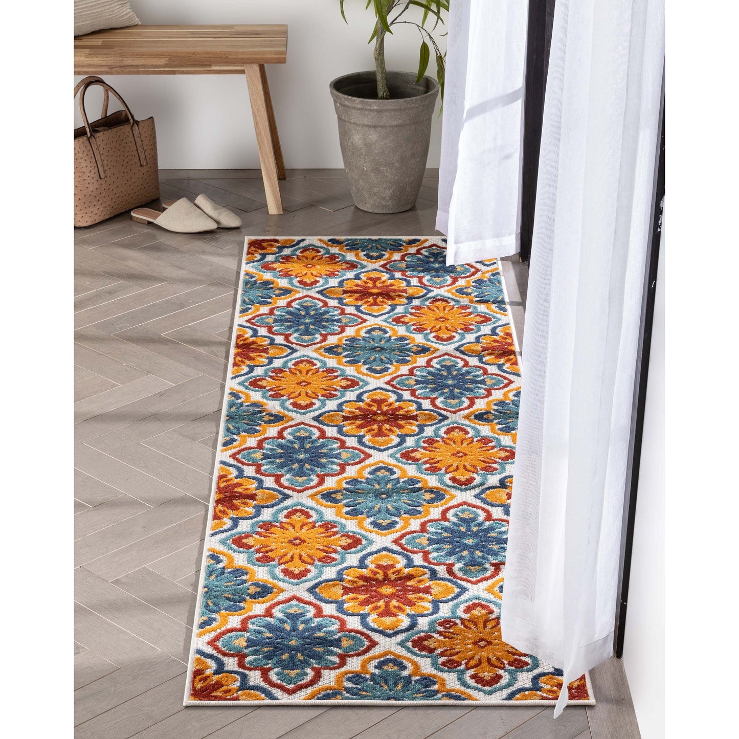 Devotion Beige Modern Indoor Outdoor Rug DO-72