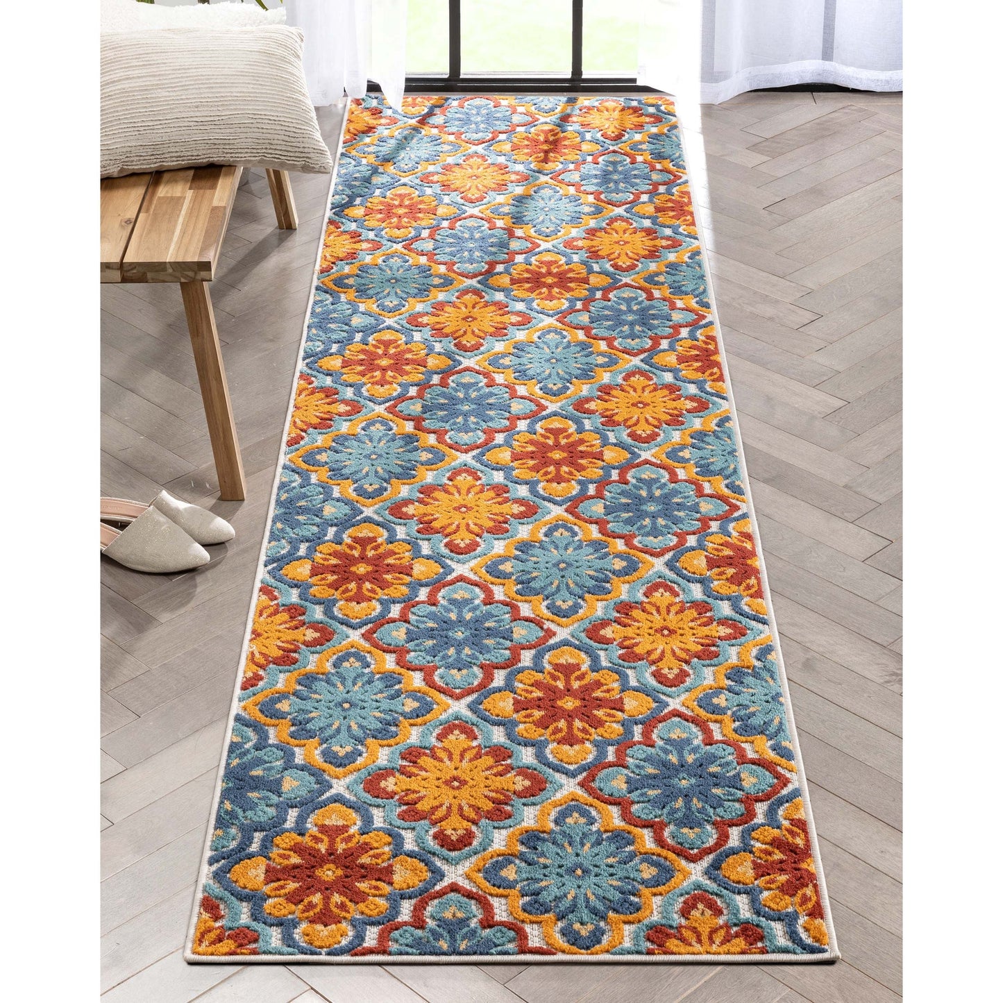 Devotion Beige Modern Indoor Outdoor Rug DO-72