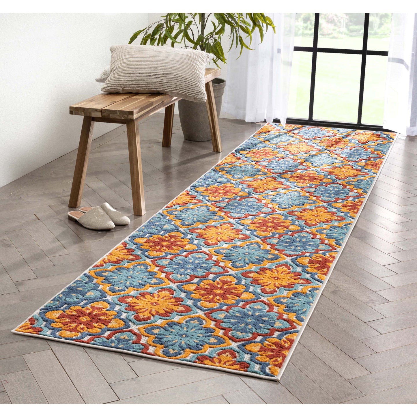 Devotion Beige Modern Indoor Outdoor Rug DO-72