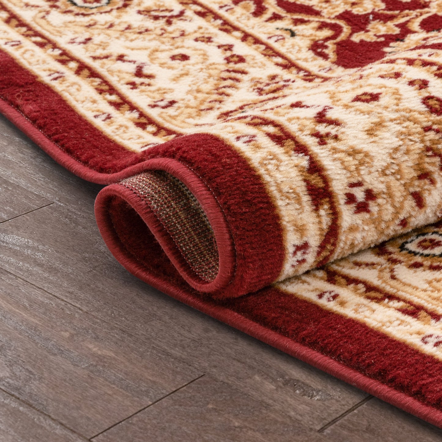 Mykonos Traditional Oriental & Persian Red Rug DU-70