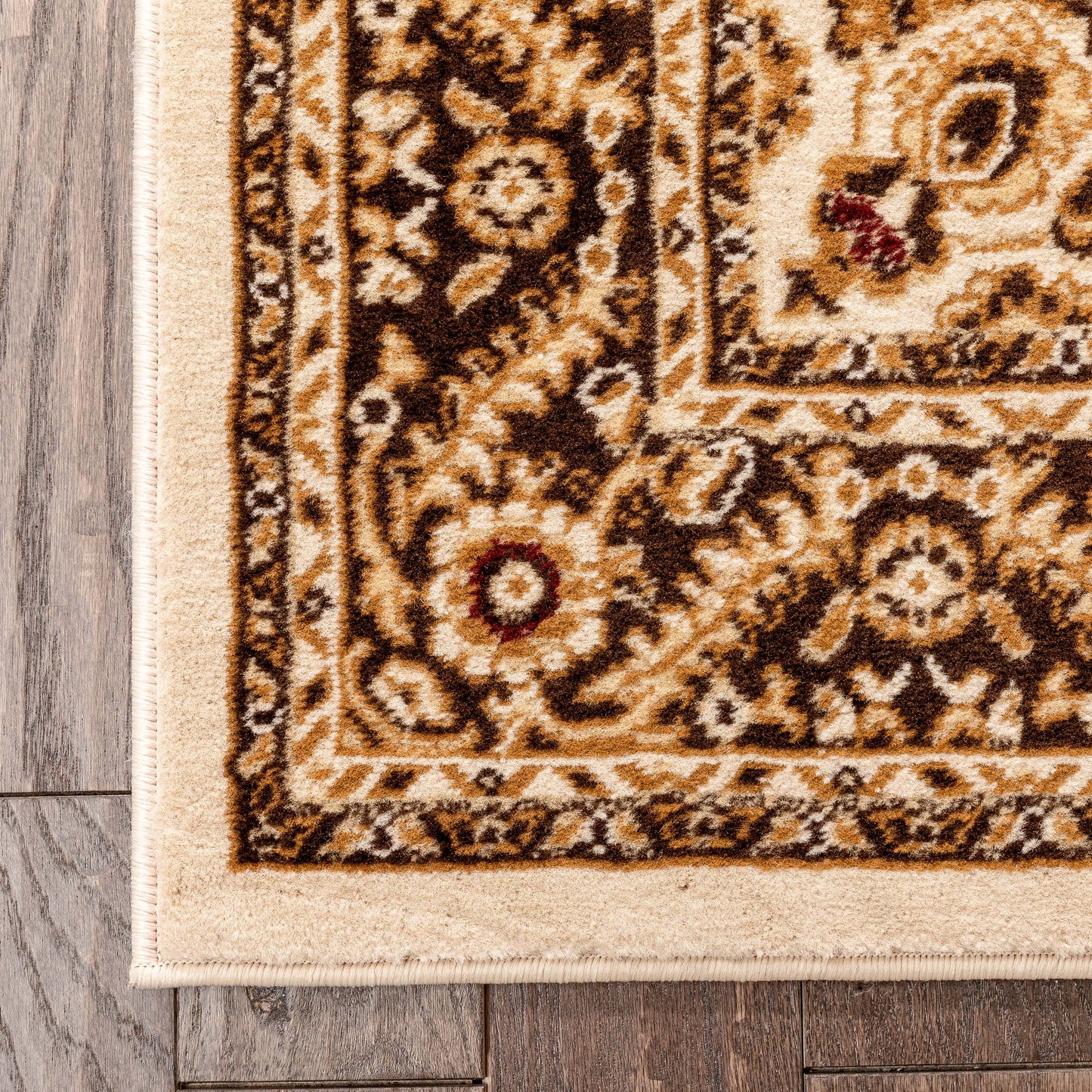 Mykonos Traditional Oriental & Persian Ivory Rug DU-72