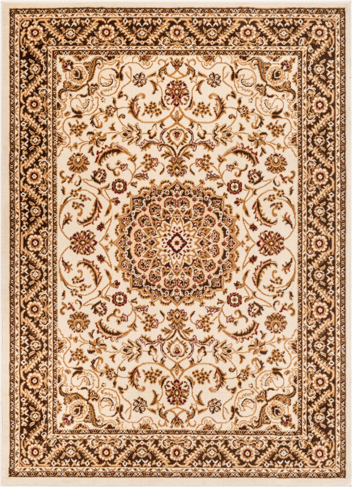 Mykonos Traditional Oriental & Persian Ivory Rug DU-72